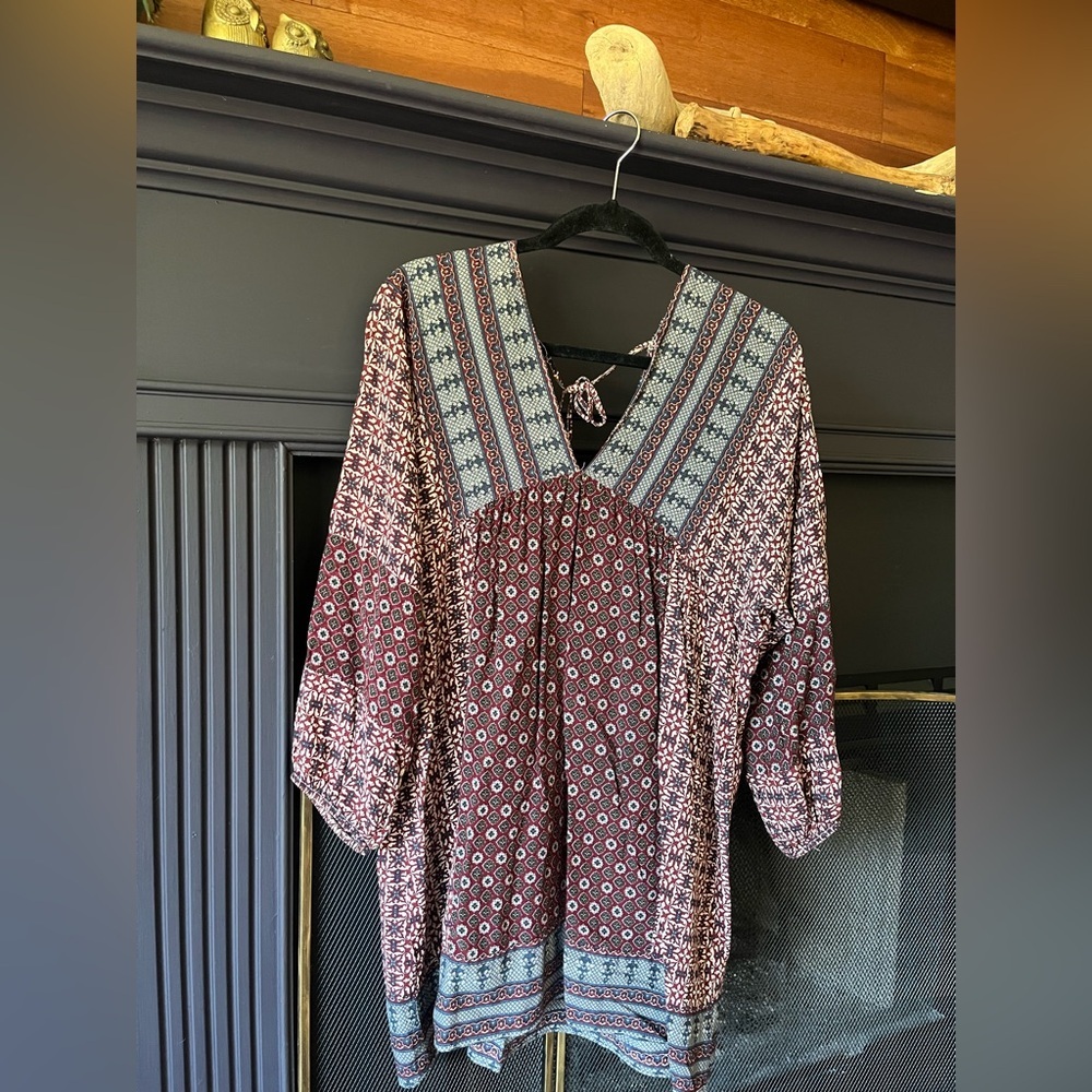 Boutique Bohemian Patterned Women's Tunic/dress